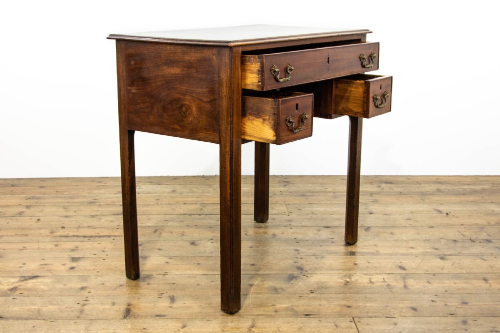 Antique Georgian Mahogany Lowboy Table View VI