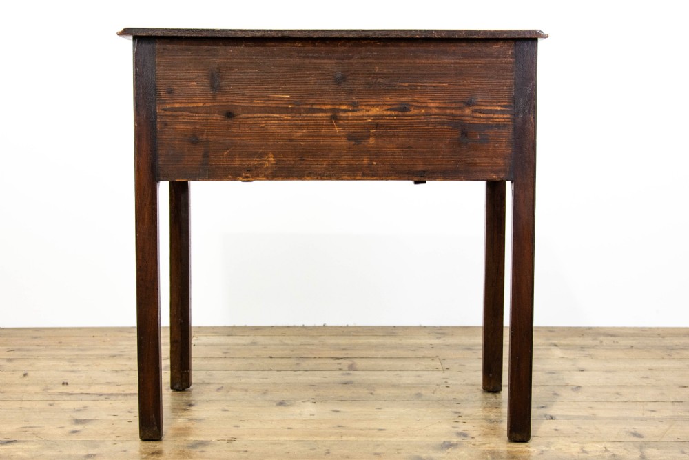 Antique Georgian Mahogany Lowboy Table View VIII