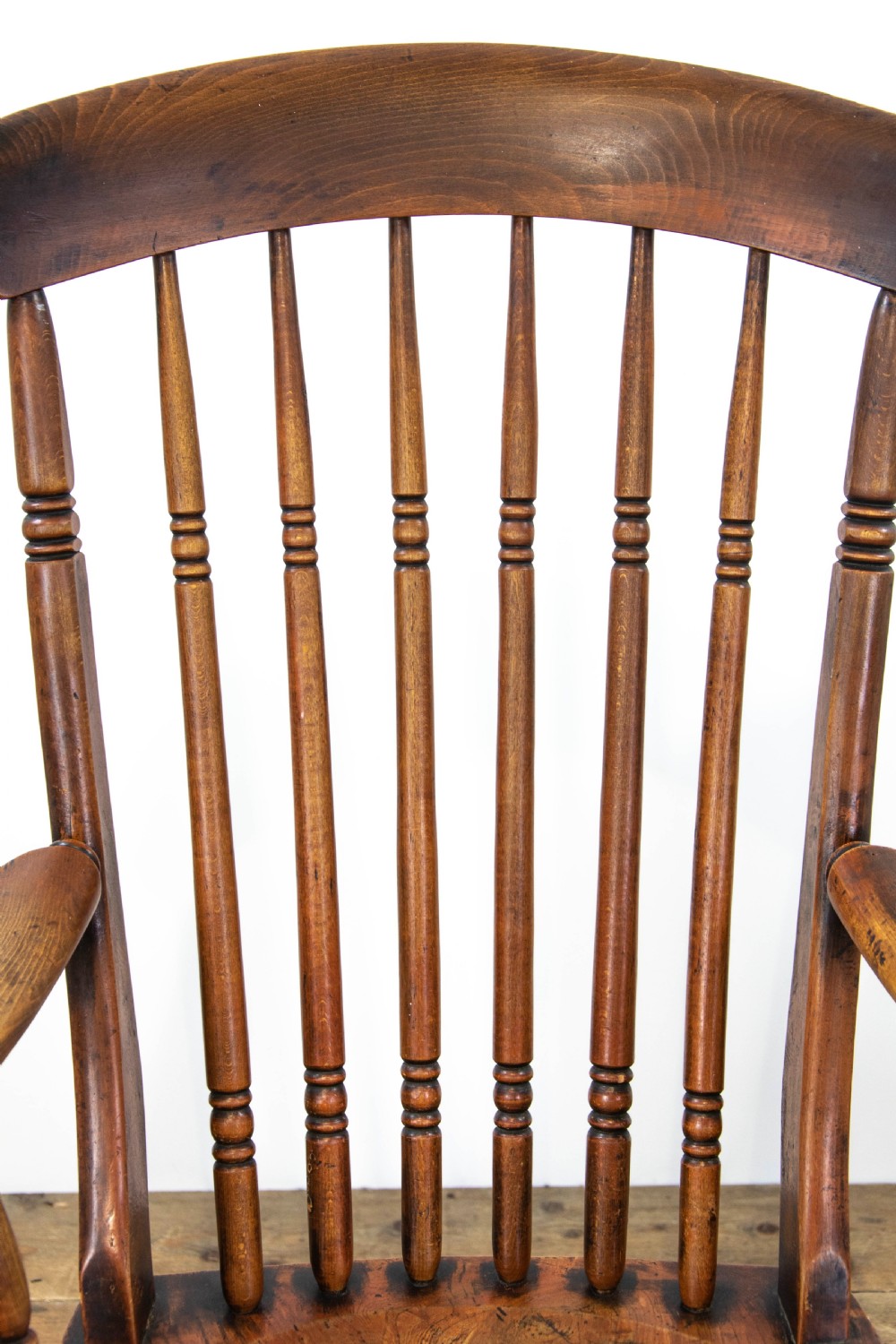 Antique Windsor Elm and Beech Elbow Chair View VIII