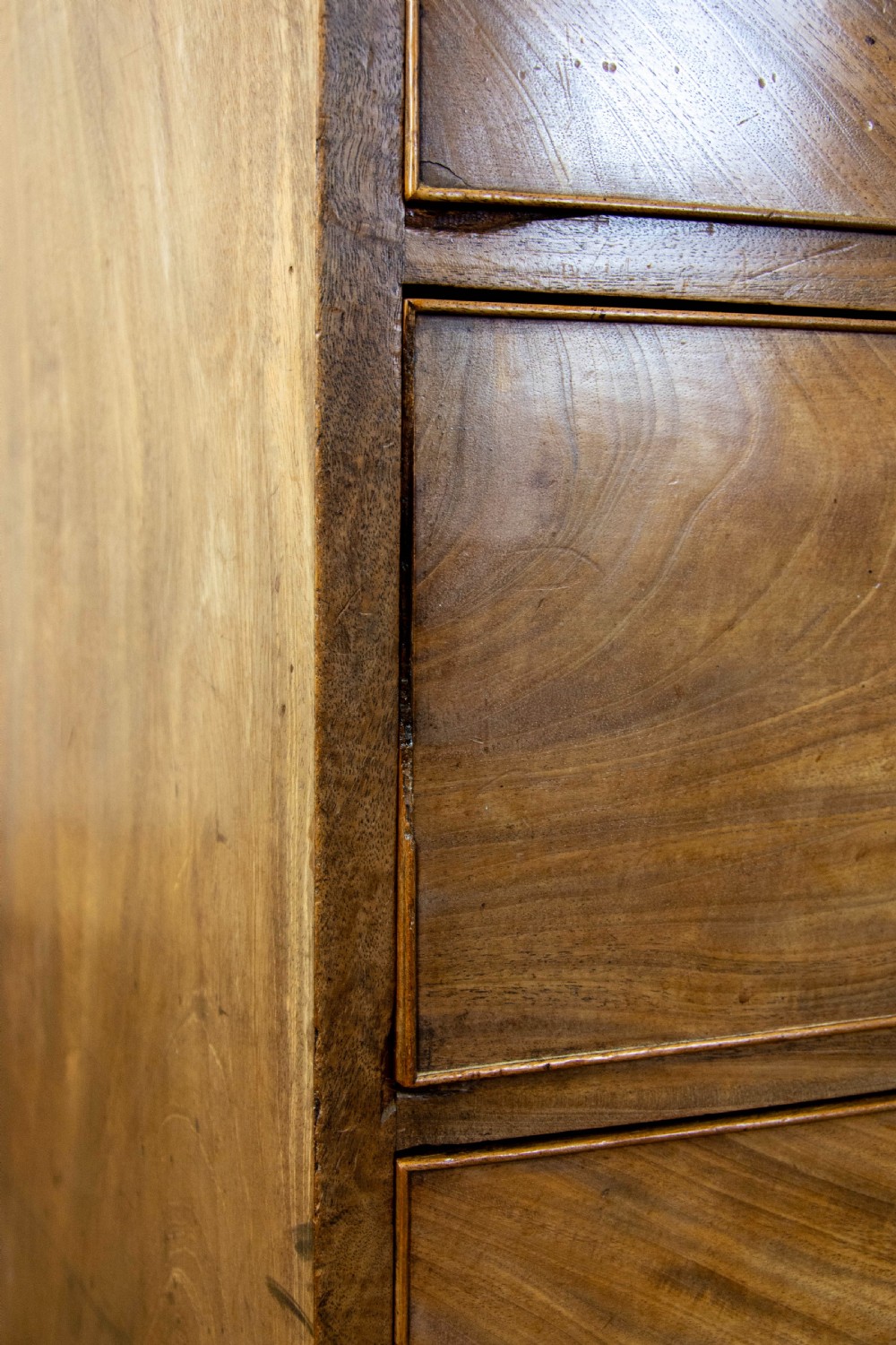 Antique Mahogany Bow Fronted Chest of Drawers View IV