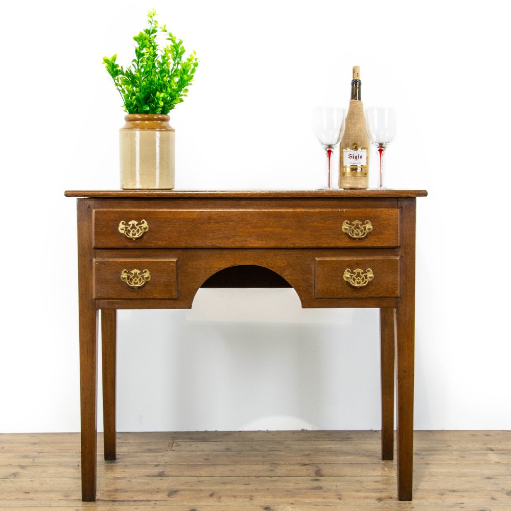 20th Century Oak Lowboy Table View II