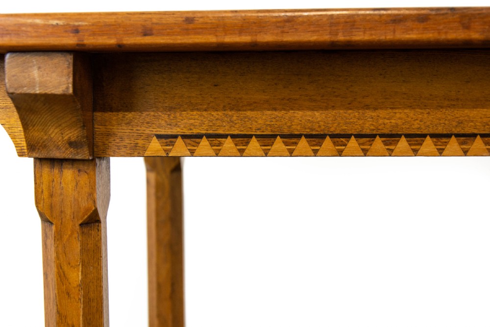 Antique Oak Aesthetic Movement Table View V