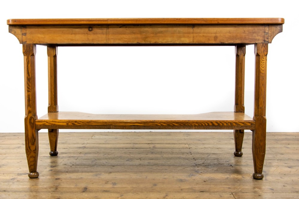 Antique Oak Aesthetic Movement Table View VIII