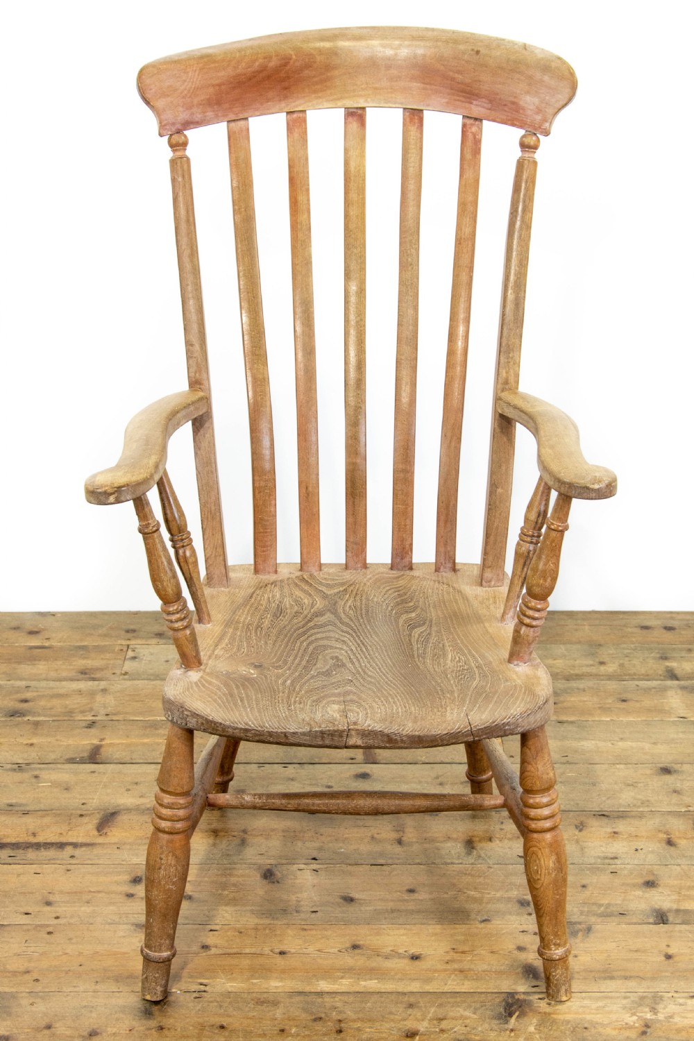 Antique Ash and Elm Windsor Armchair View IV