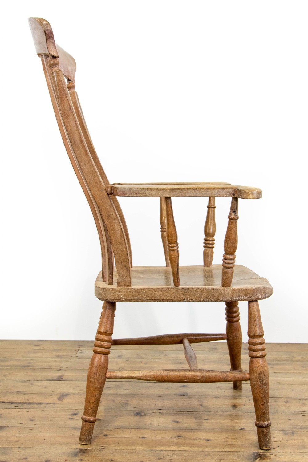 Antique Ash and Elm Windsor Armchair View VI
