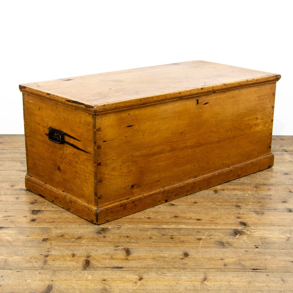 Victorian Antique Pine Trunk