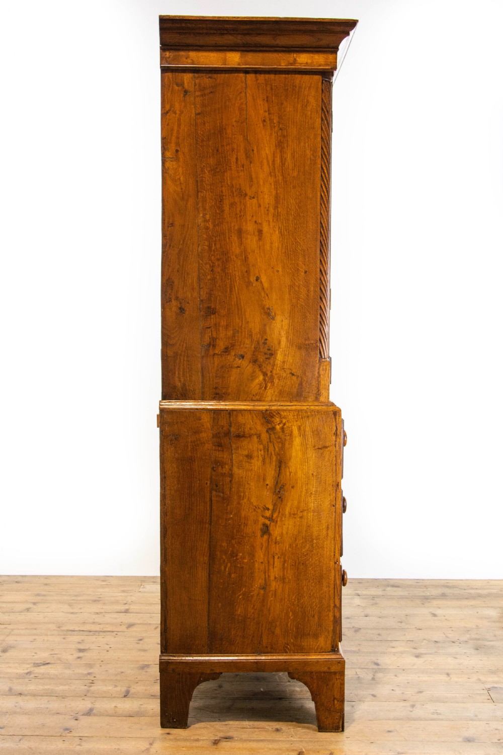 Antique Welsh Oak Linen Press Cupboard View VII