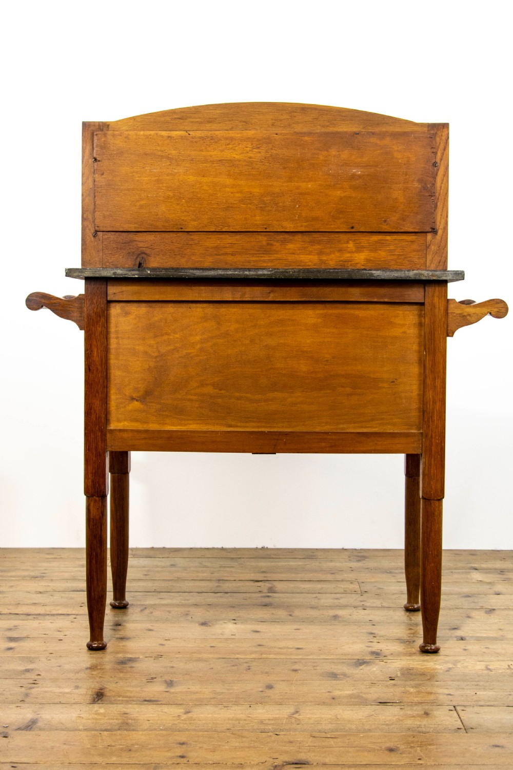 Edwardian Oak Marble Top Washstand View VIII