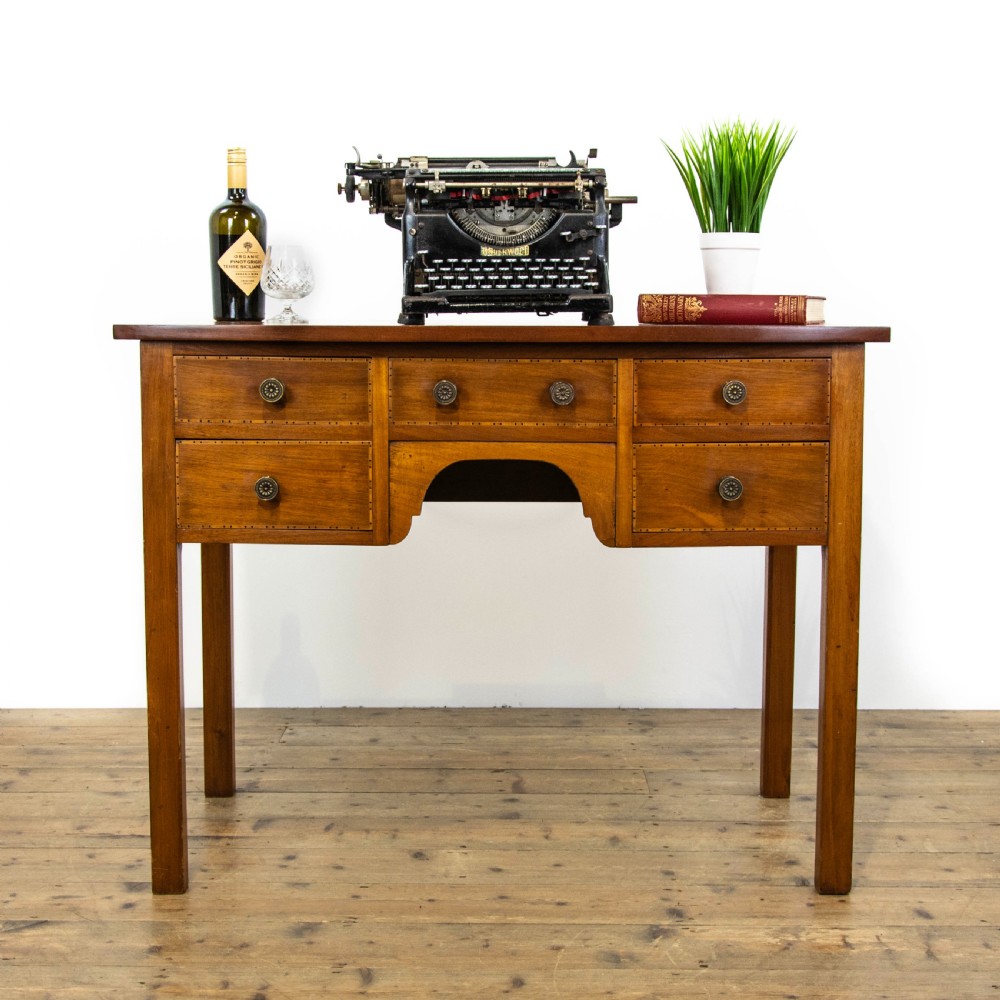 Antique Inlaid Mahogany Side Table View II