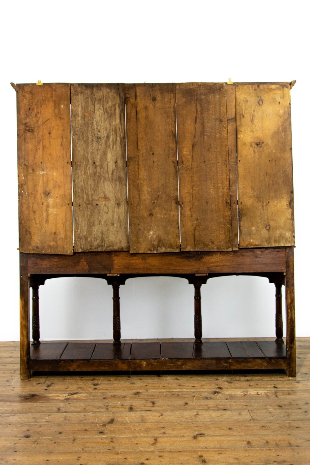Antique Welsh Oak Pot Board Dresser View II