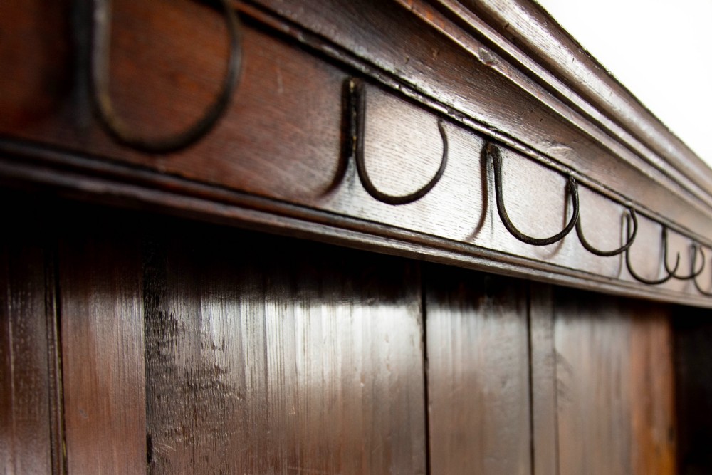 Antique Welsh Oak Pot Board Dresser View VI