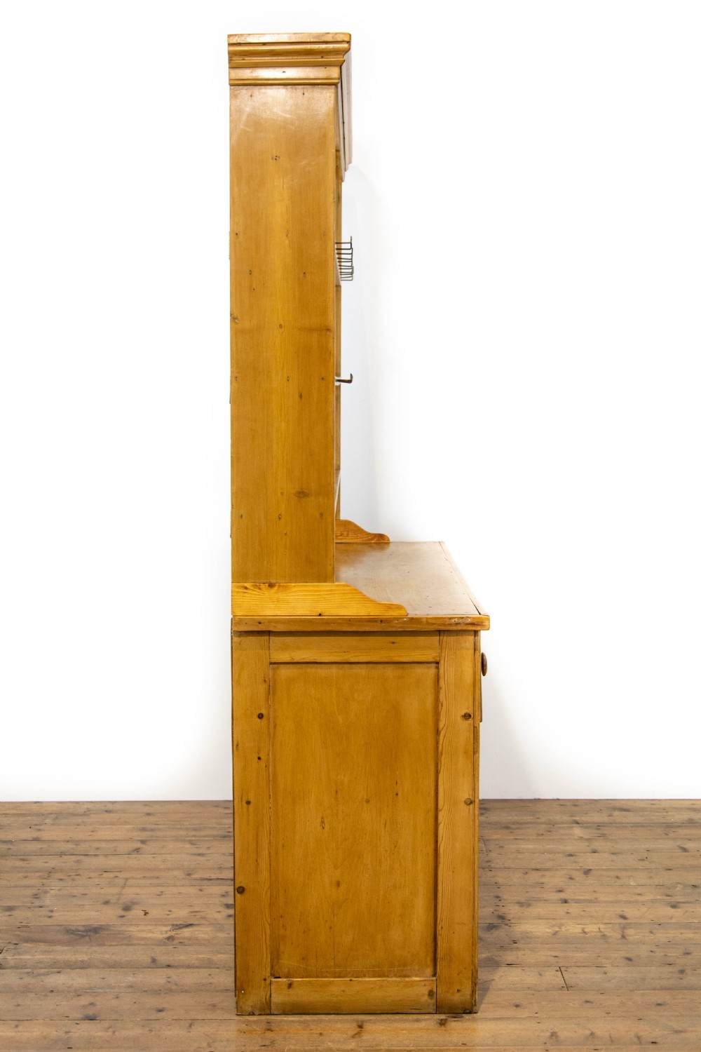 Antique Victorian Pine Dresser and Rack View XI