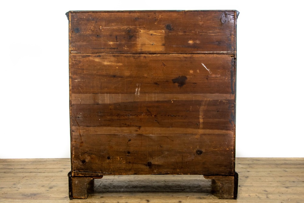 Antique Black Painted Pine Chest of Drawers View VIII