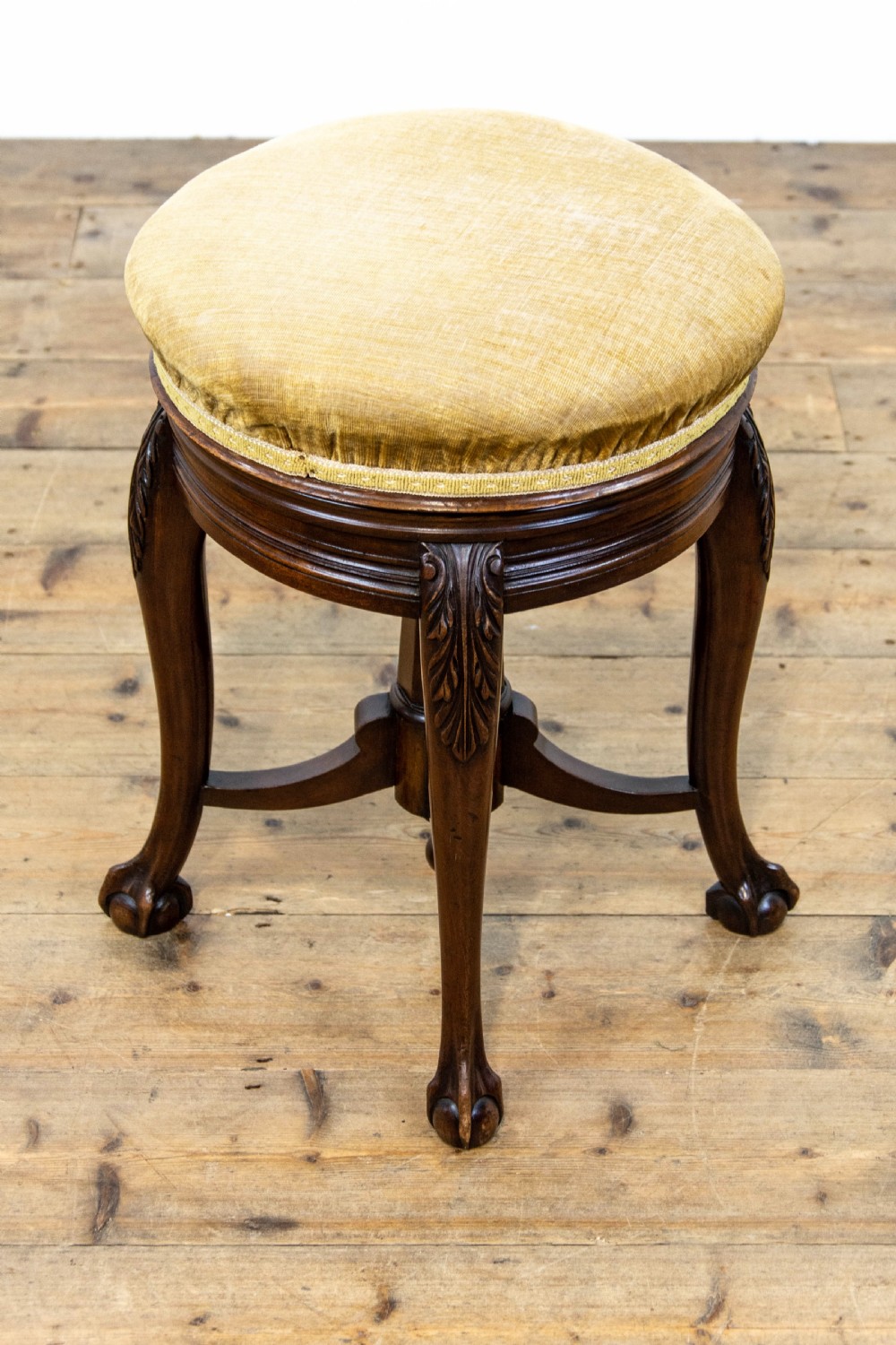 Victorian Mahogany Piano Stool by Shoolbred View II