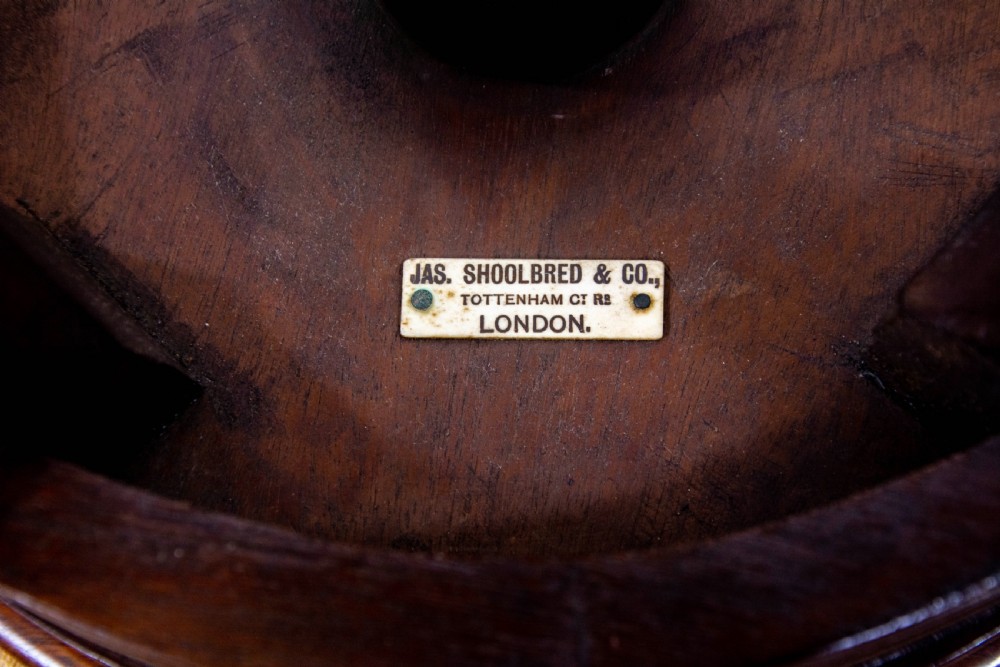 Victorian Mahogany Piano Stool by Shoolbred View IX