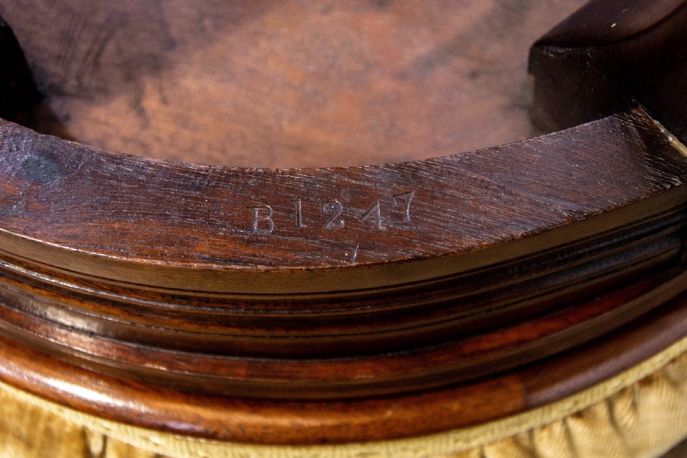 Victorian Mahogany Piano Stool by Shoolbred View X
