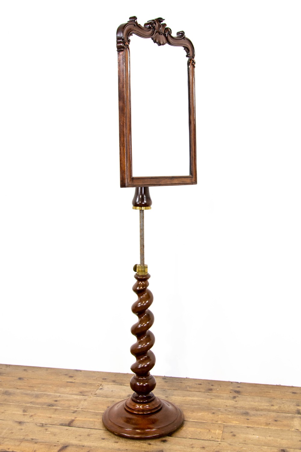 Antique Victorian Mahogany Vanity Mirror View XII
