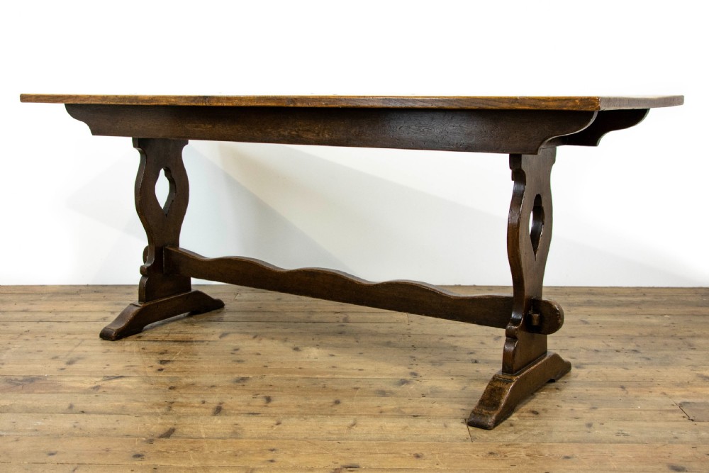 Antique Oak Refectory Table View II