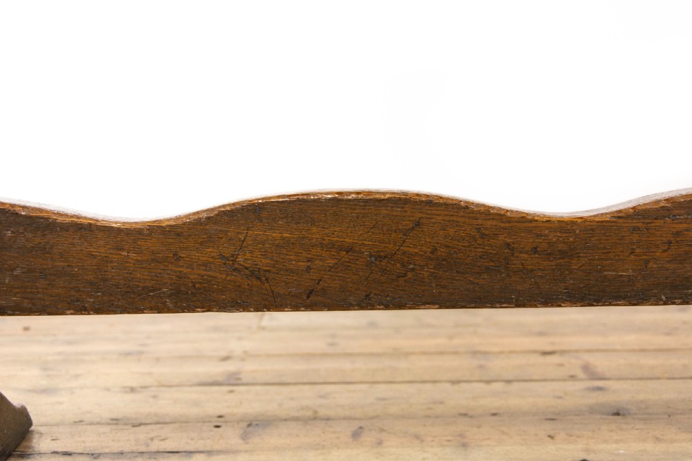 Antique Oak Refectory Table View VIII