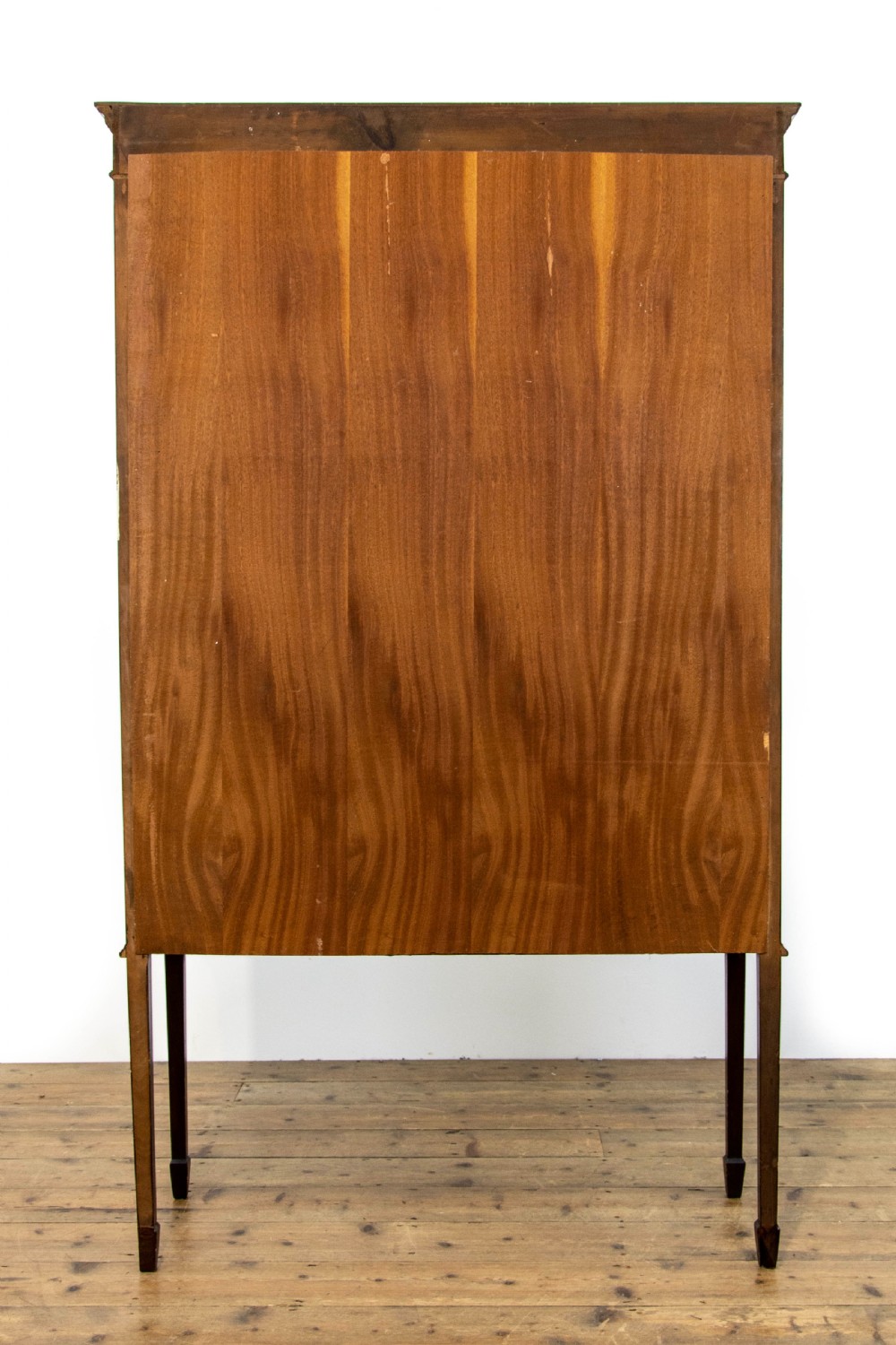 Edwardian Mahogany Inlaid Glass Display Cabinet View VII