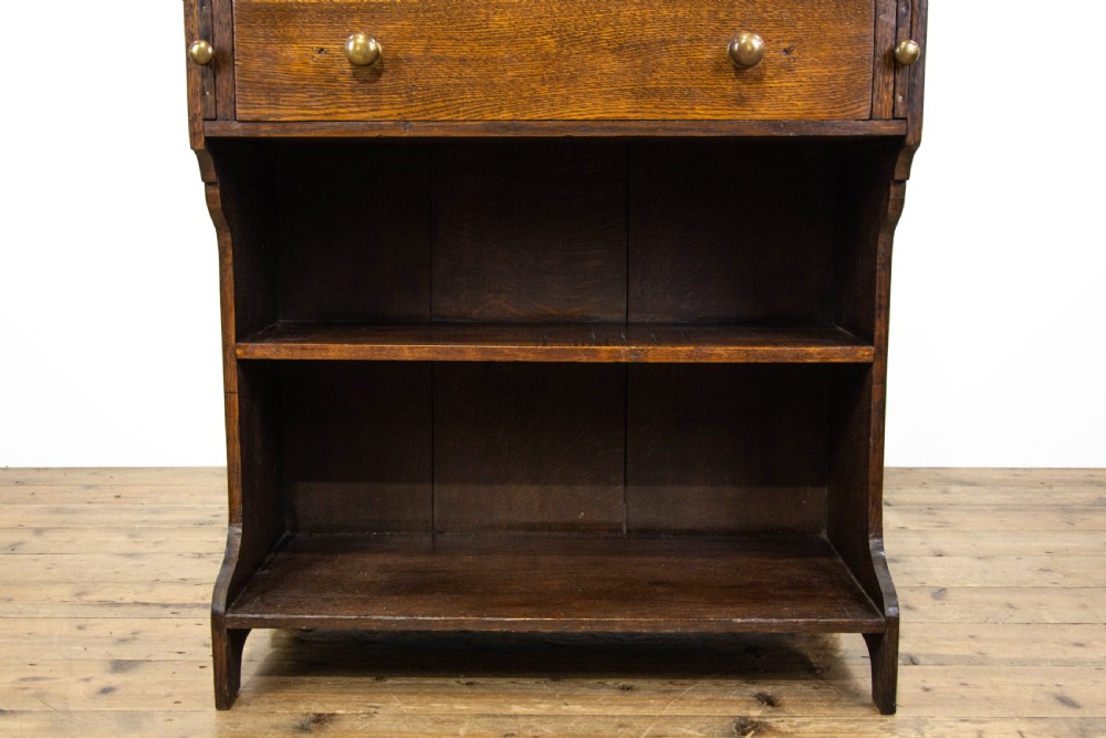 Antique Oak Bureau View V