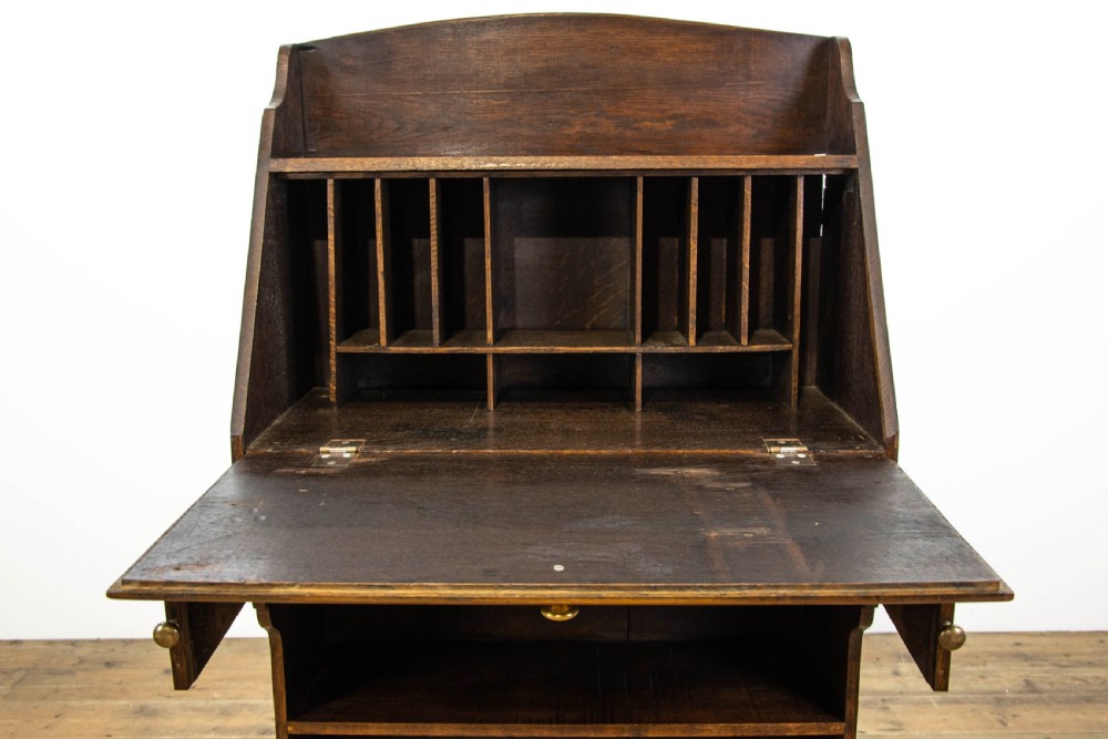 Antique Oak Bureau View VII