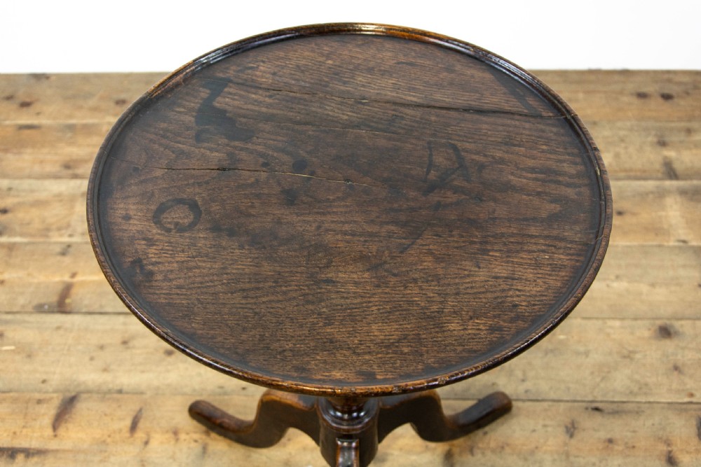 Antique Oak Wine Table View IV