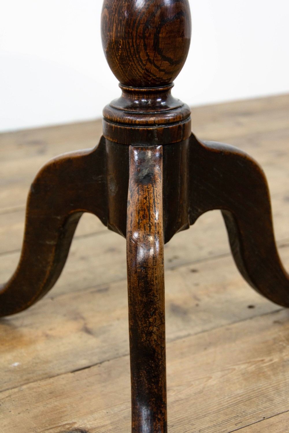 Antique Oak Wine Table View VIII