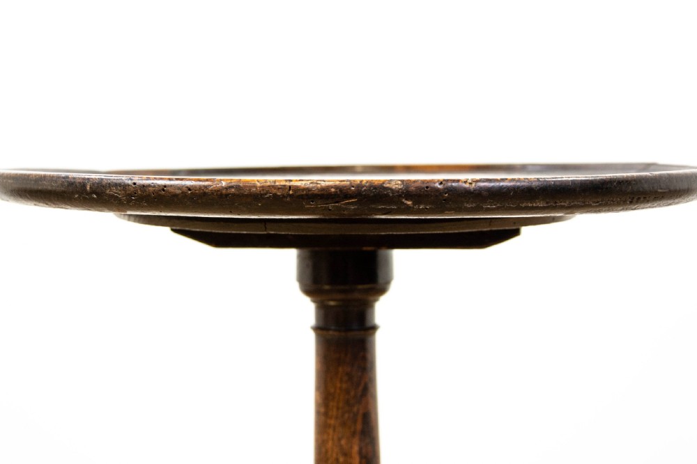 Antique Oak Wine Table View IX