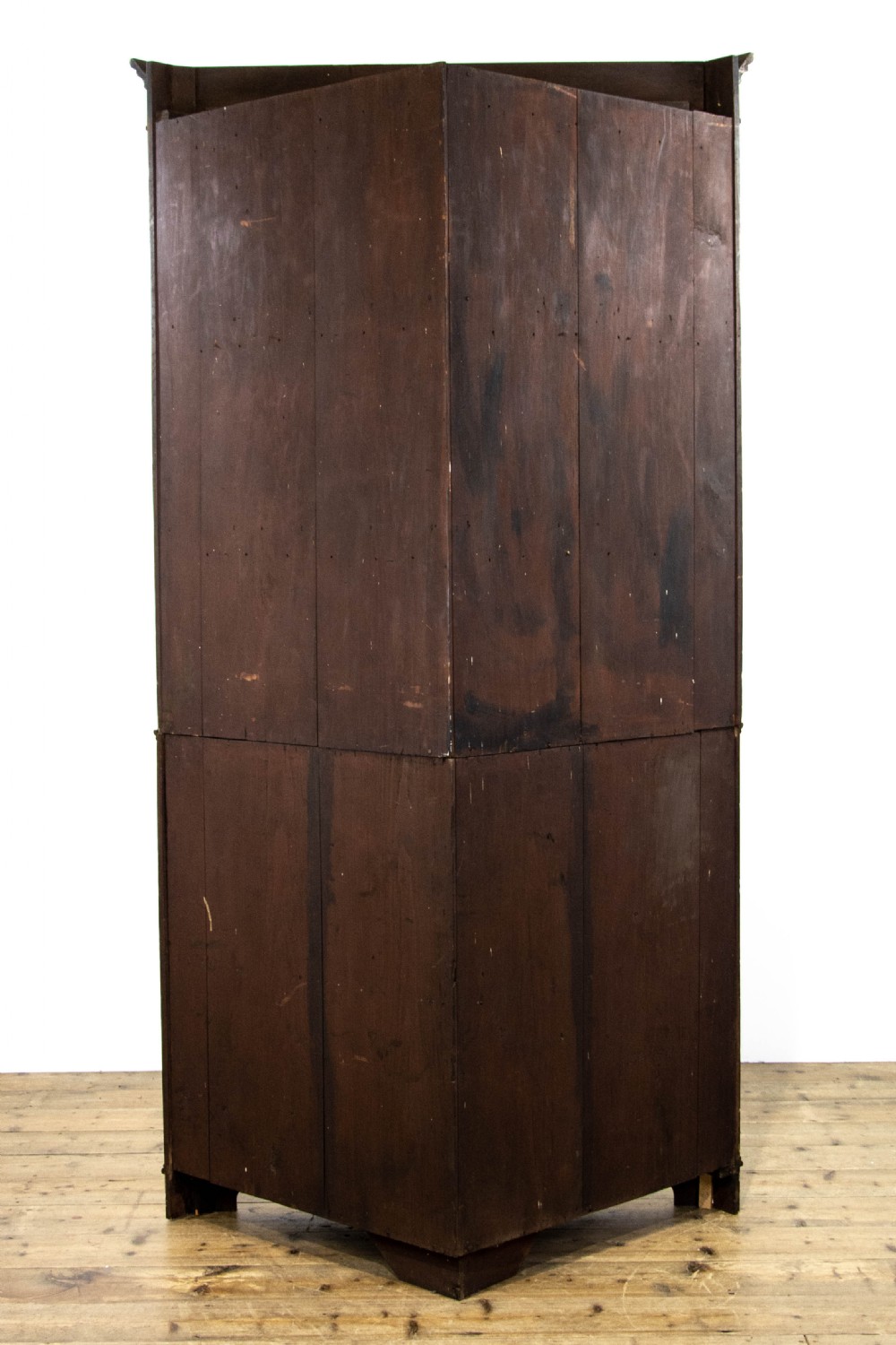 Antique 19th Century Glazed Oak Corner Cupboard View VIII