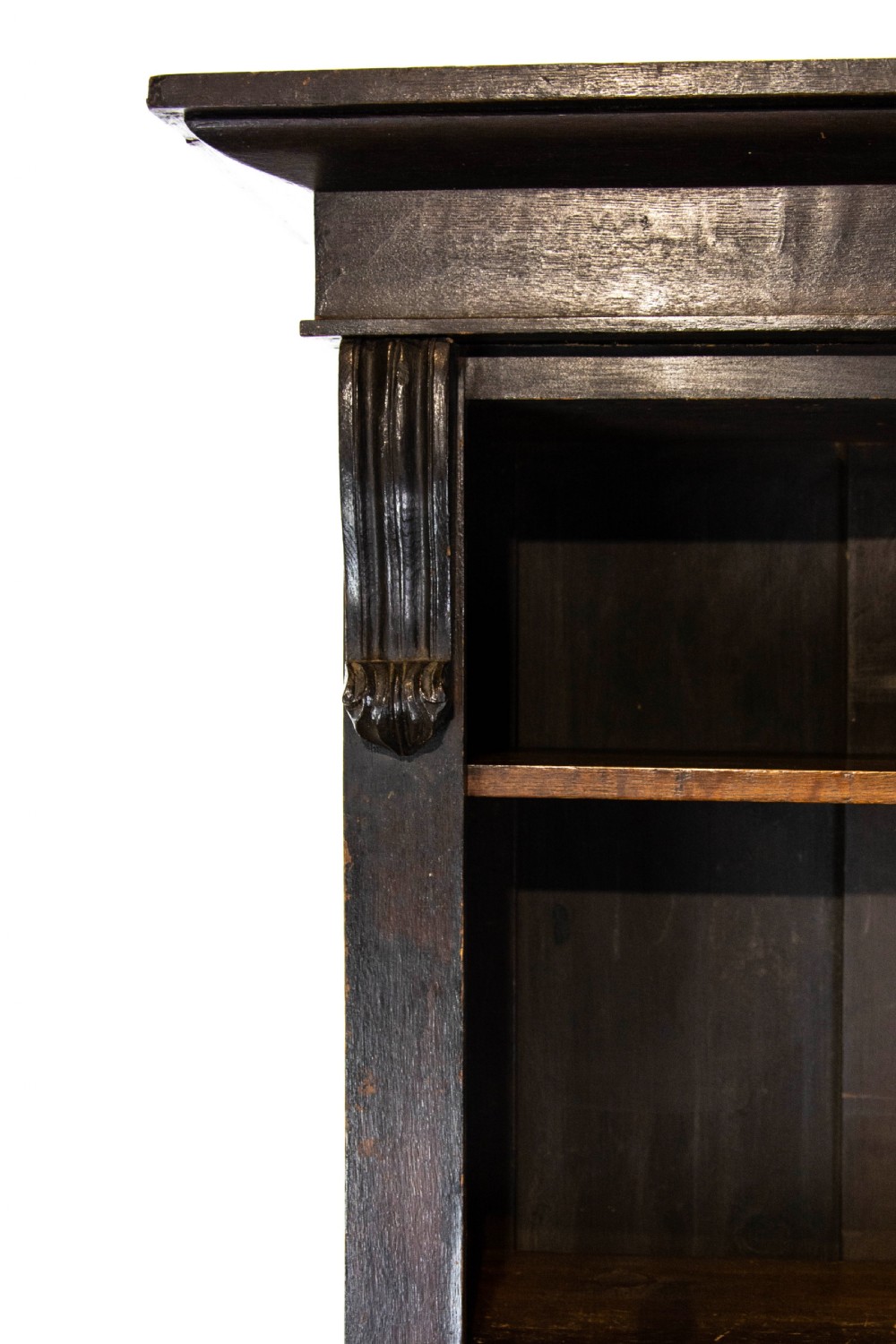 Early 20th Century Antique Oak Bookcase View V