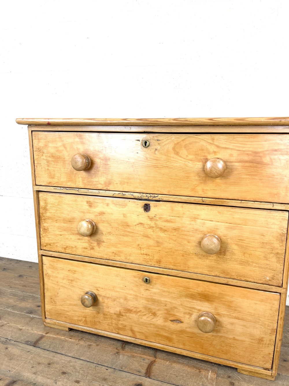 Antique Pine Chest of Drawers View V