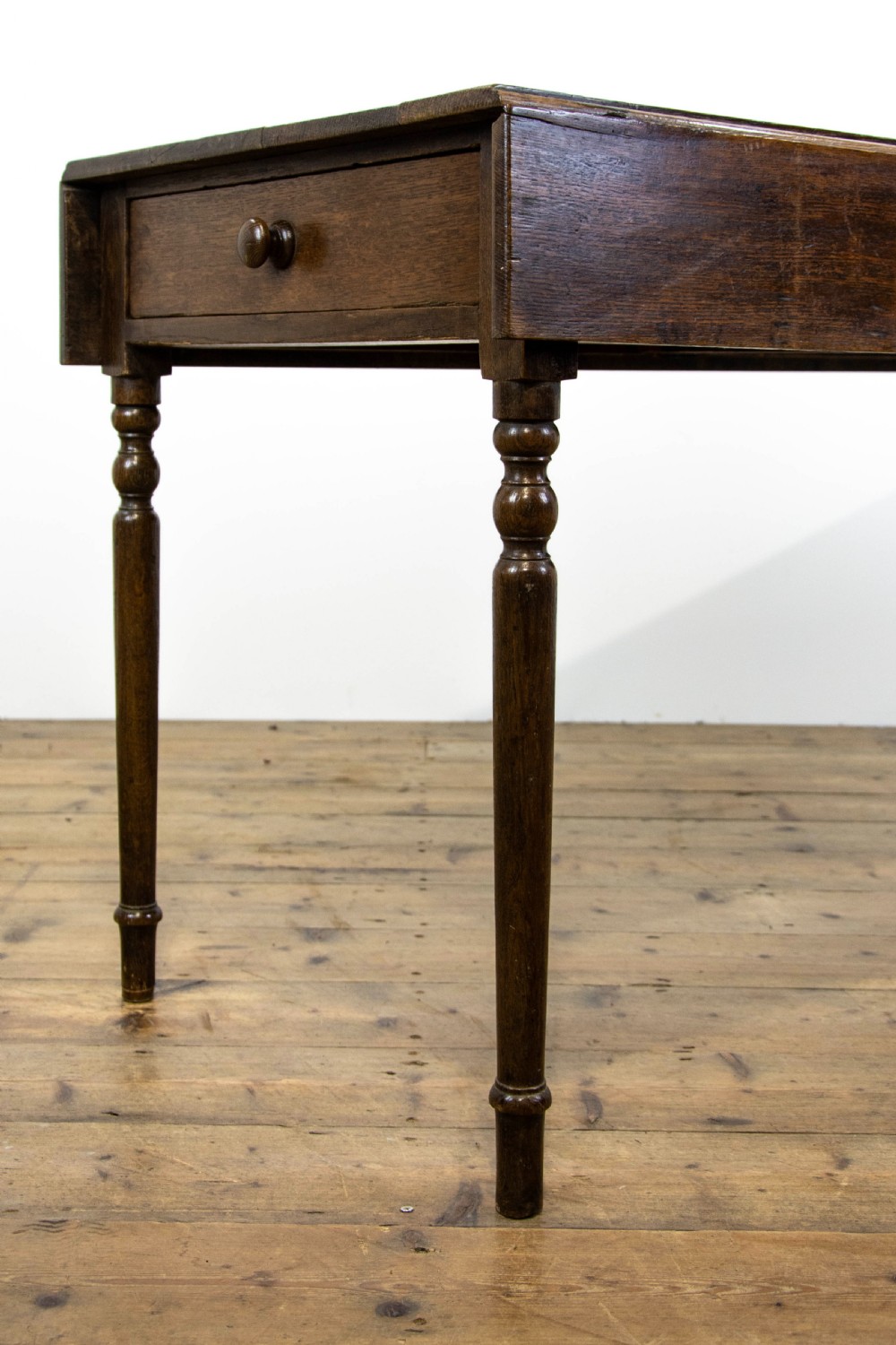 Antique Oak Pembroke Side Table View III