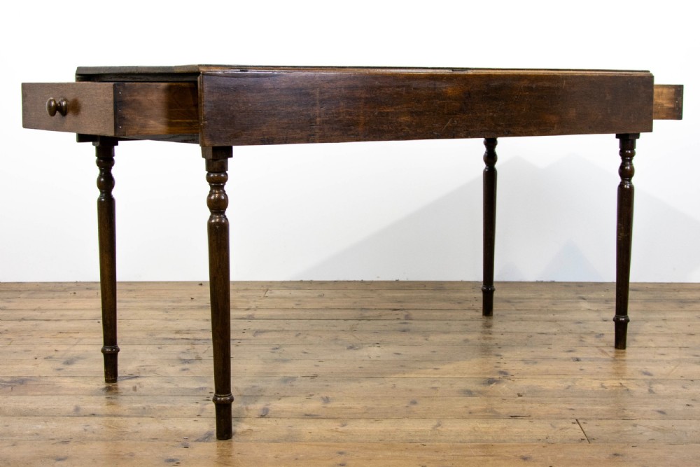 Antique Oak Pembroke Side Table View V