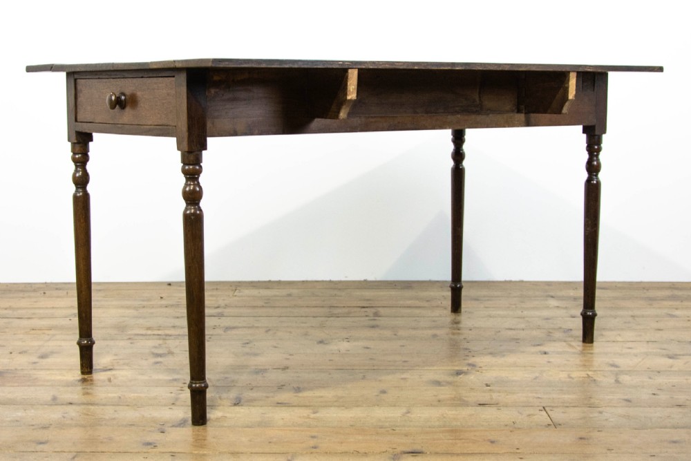 Antique Oak Pembroke Side Table View VII