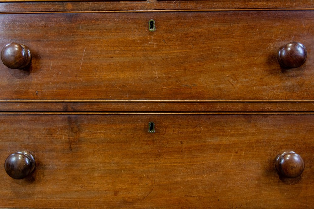 Antique Mahogany Chest of Drawers View IV