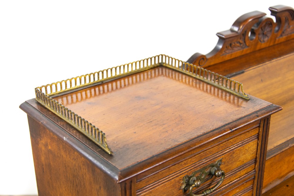 Victorian Walnut Writing Desk by Jas Shoolbred & Co. View VIII
