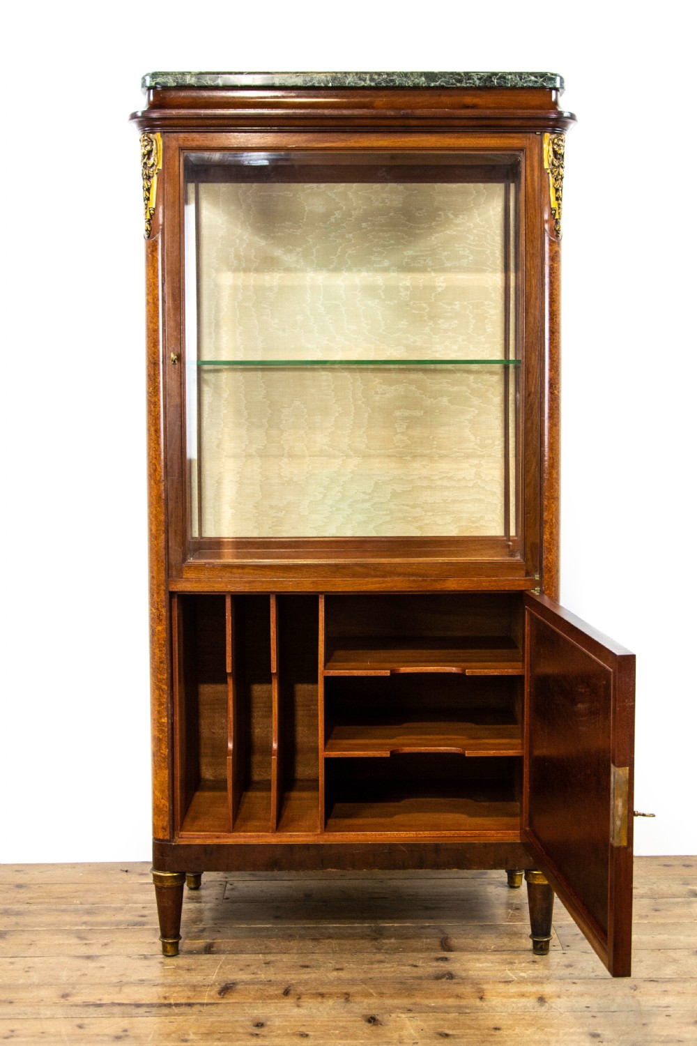 Antique French Kingwood Display Cabinet View X