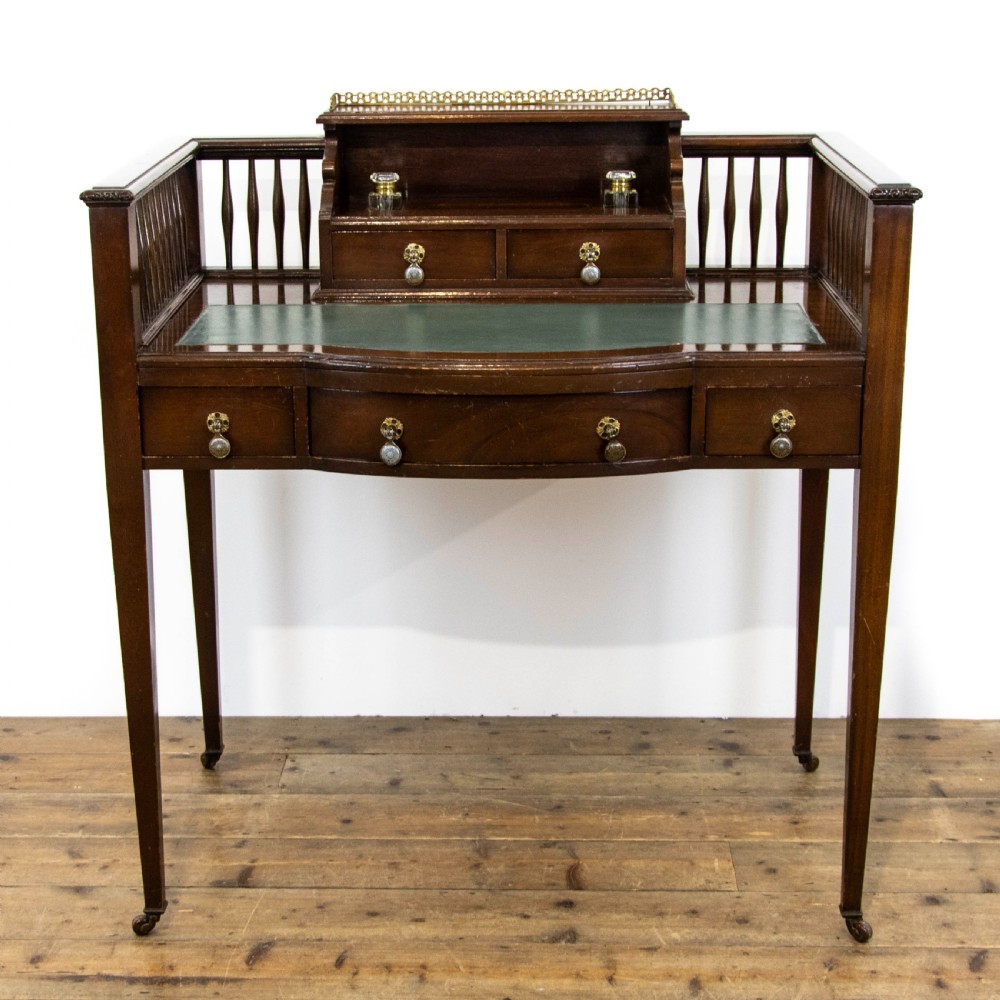Antique Edwardian Mahogany Writing Desk 