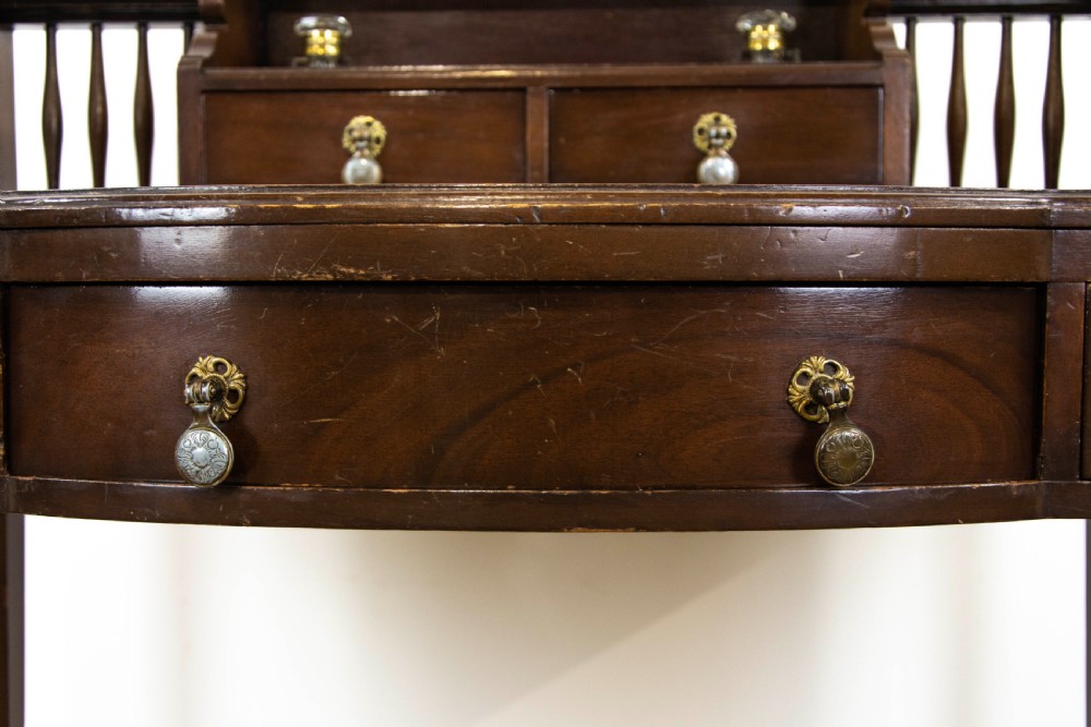Antique Edwardian Mahogany Writing Desk  View IV