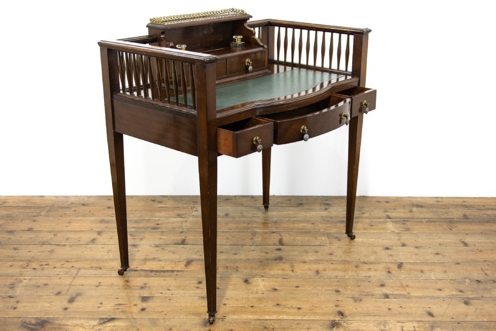 Antique Edwardian Mahogany Writing Desk  View VIII