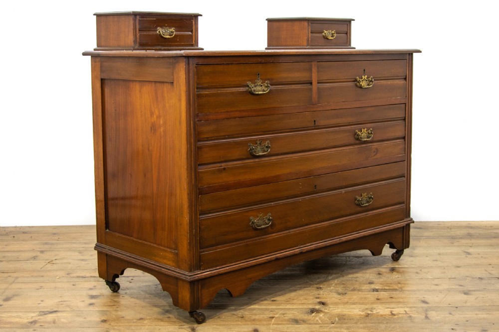Antique Walnut Dressing Chest of Drawers View IV