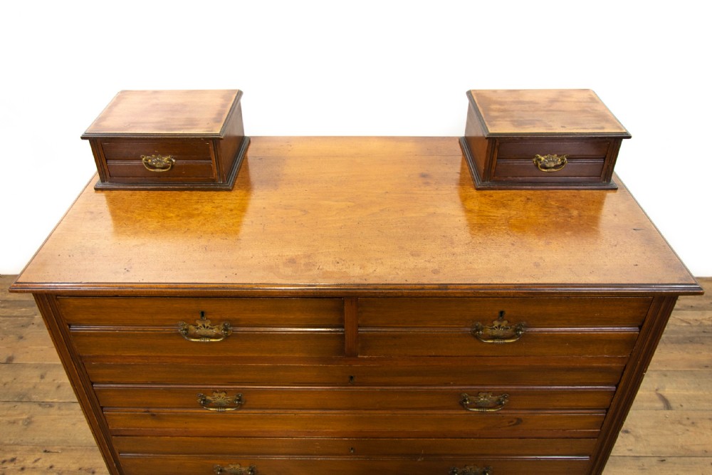 Antique Walnut Dressing Chest of Drawers View V