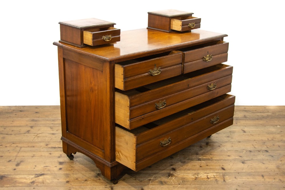Antique Walnut Dressing Chest of Drawers View VI