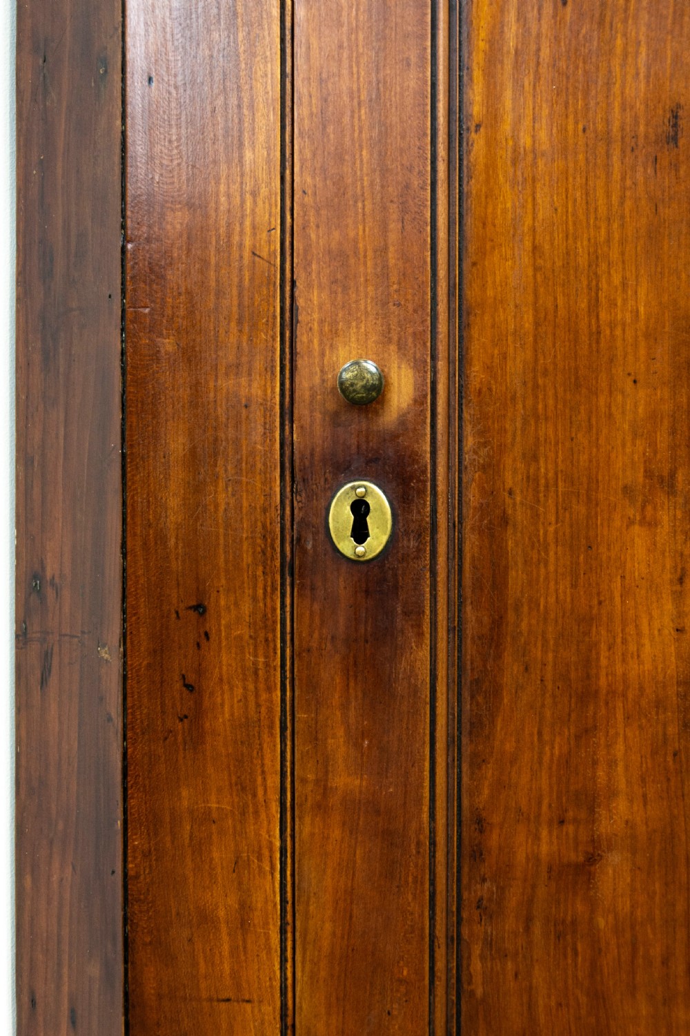 Antique Fruitwood Hanging Corner Cupboard View III