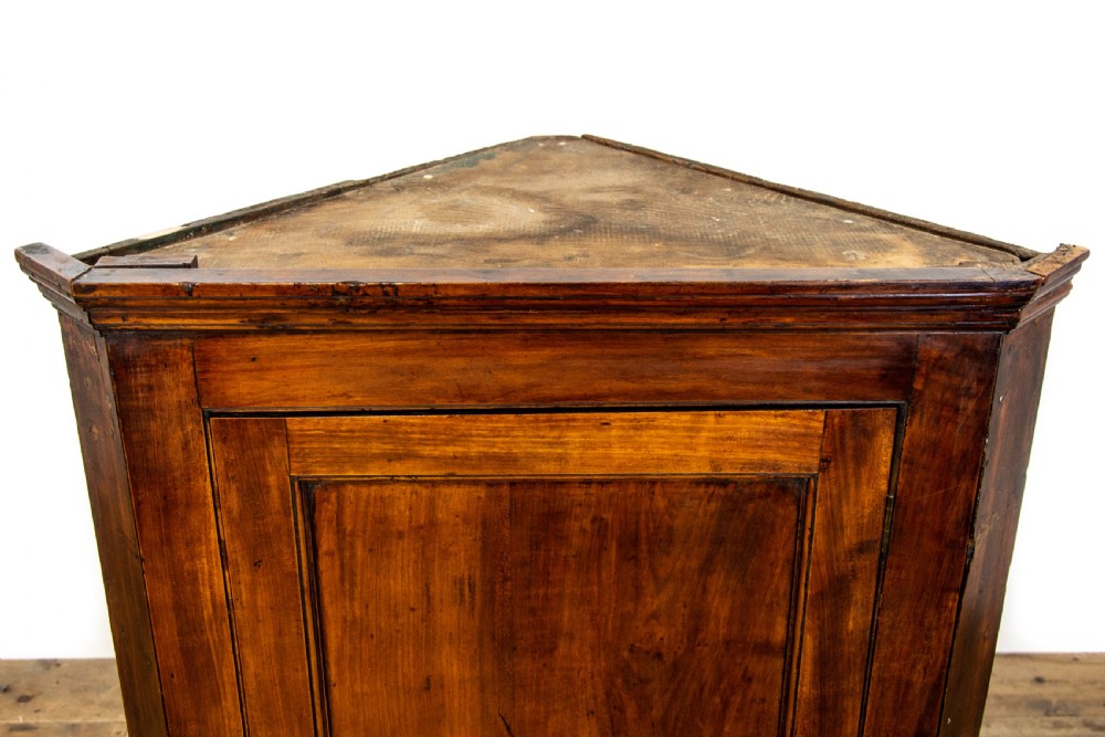 Antique Fruitwood Hanging Corner Cupboard View VIII