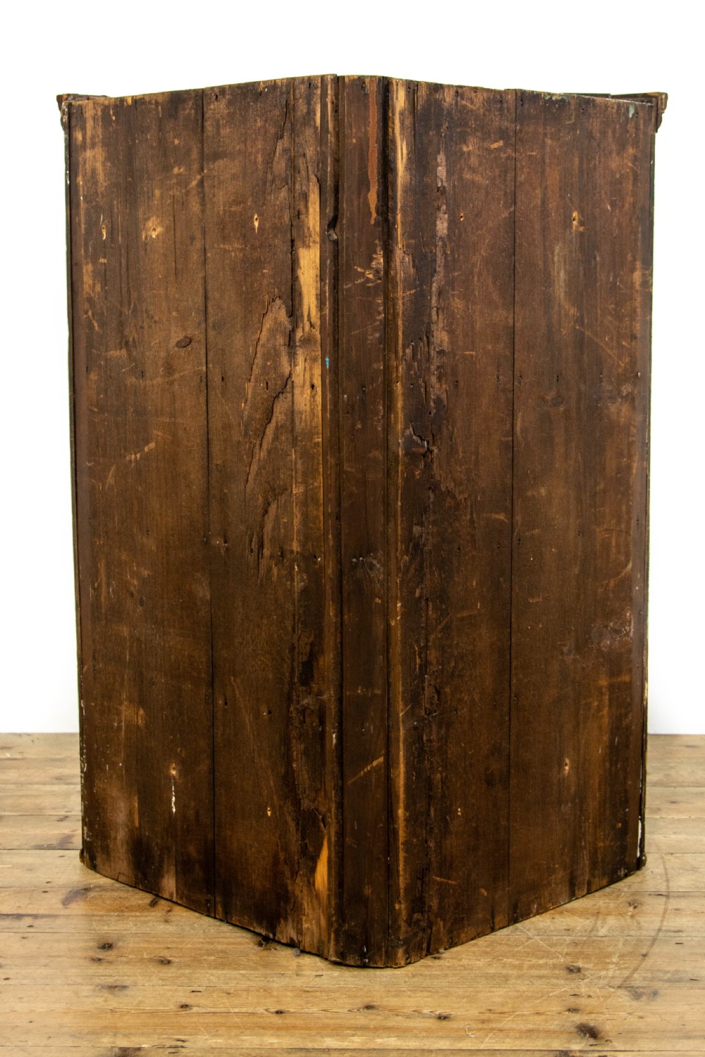 Antique Fruitwood Hanging Corner Cupboard View X