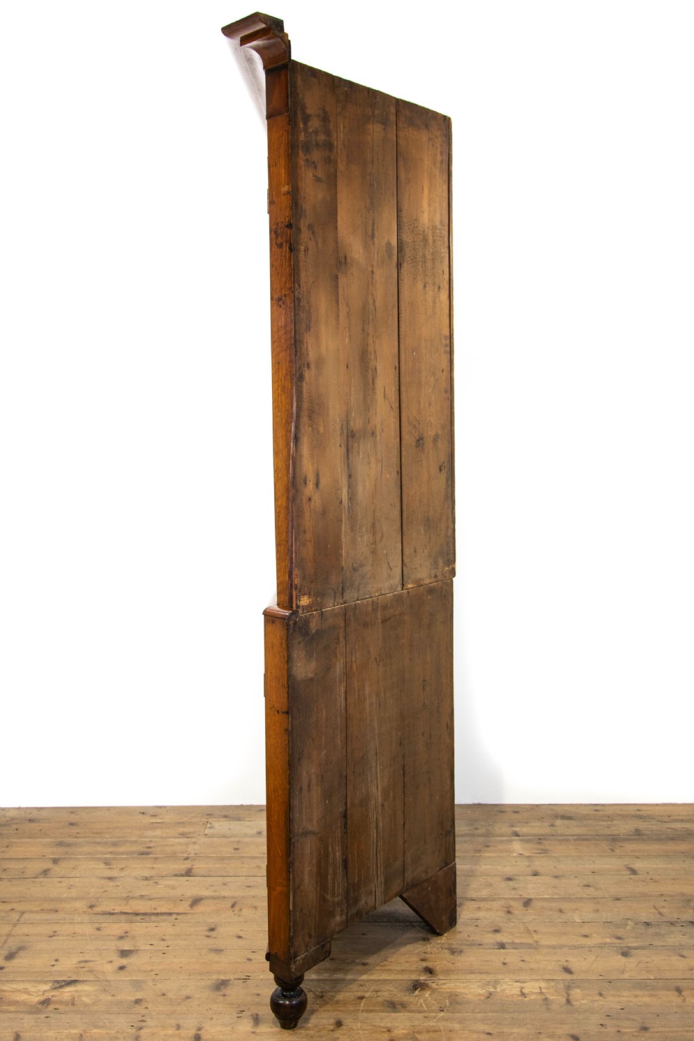 Antique Oak Glazed Corner Cupboard View VIII