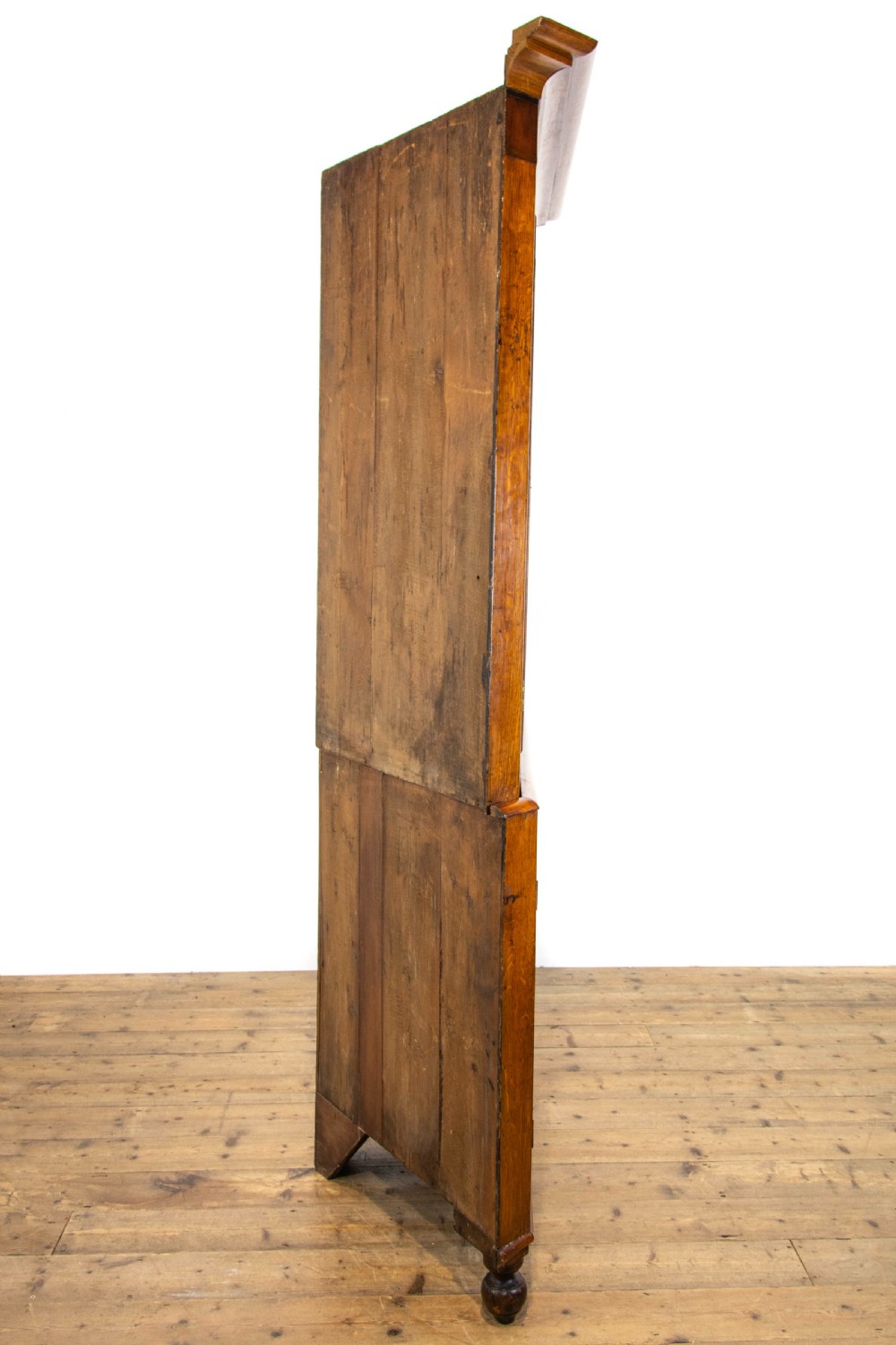 Antique Oak Glazed Corner Cupboard View XIV