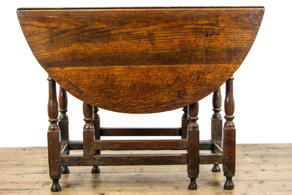Antique Oak Gateleg Table View IV